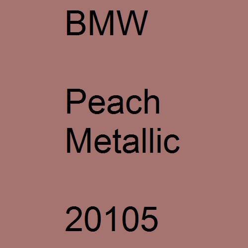 BMW, Peach Metallic, 20105.